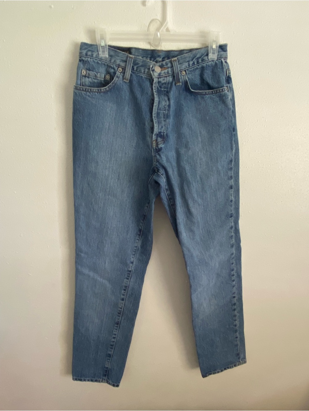 Banana Republic Straight Leg Blue Denim Jeans Size 6L